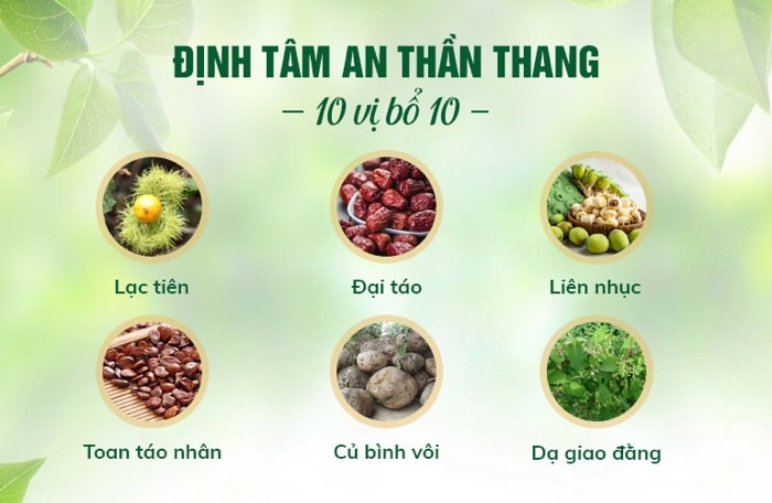 sản phẩm điều trị mất ngủ